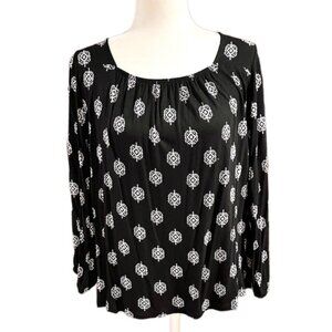 Old Navy 3/4 Sleeve Square Neck Blouse